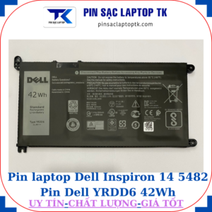 Pin Dell Inspiron 14 5482 Pin Dell YRDD6 42Wh