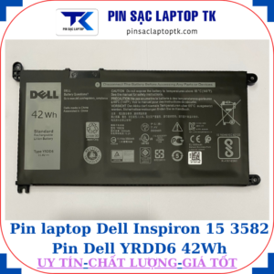Pin Dell Inspiron 15 3582 Pin Dell YRDD6 42Wh