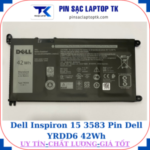 Pin Dell Inspiron 15 3583 Pin Dell YRDD6 42Wh