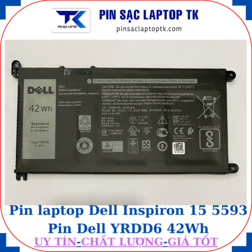 Pin Dell Inspiron 15 5593 Pin Dell YRDD6 42Wh