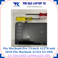 Pin Macbook Pro 13 inch A1278 mid 2010 Pin Macbook A1322 63.5Wh