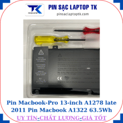 Pin Macbook Pro 13 inch A1278 late 2011 Pin Macbook A1322 63.5Wh