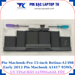Pin Macbook Pro 15-inch Retina A1398 Early 2013 Pin Macbook A1417 95Wh