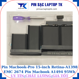 Pin Macbook Pro 15-inch Retina A1398 EMC 2674 Pin Macbook A1494 95Wh