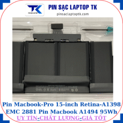 Pin Macbook Pro 15-inch Retina A1398 EMC 2881 Pin Macbook A1494 95Wh