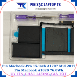 Pin Macbook Pro 15 inch A1707 Mid 2017 Pin Macbook A1820 76.0Wh