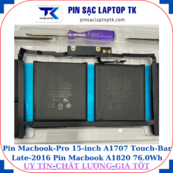 Pin Macbook Pro 15-inch A1707 Touch Bar Late 2016 Pin Macbook A1820 76.0Wh