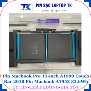 Pin Macbook Pro 15 inch A1990 Touch Bar 2018 Pin Macbook A1953 83.6Wh