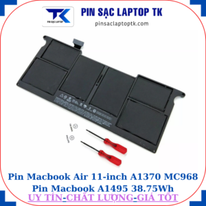 Pin Macbook Air 11 inch A1370 MC968 Pin Macbook A1495 38.75Wh