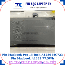 Pin Macbook Pro 15 inch A1286 MC723 Pin Macbook A1382 77.5Wh
