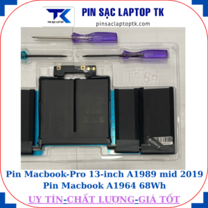 Pin Macbook Pro 13 inch A1989 mid 2019 Pin Macbook A1964 68Wh