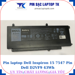 Pin Dell Inspiron 15 7547 Pin Dell D2VF9 43Wh