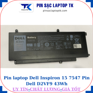 Pin Dell Inspiron 15 7547 Pin Dell D2VF9 43Wh