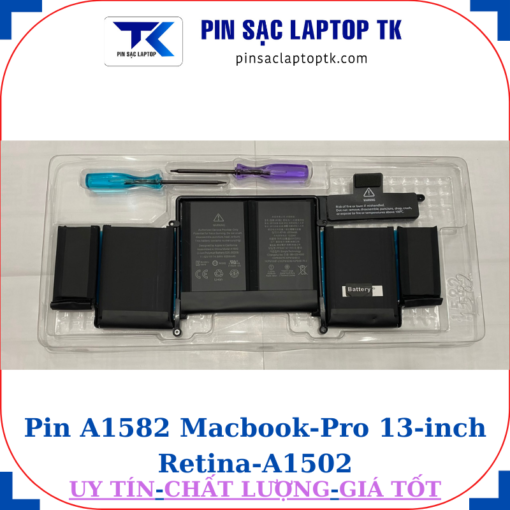 Pin A1582 dùng Macbook Pro 13-inch Retina A1502