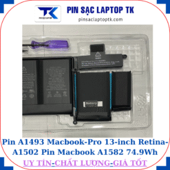 Pin A1493 dùng Macbook Pro 13-inch Retina A1502 Pin Macbook A1582 74.9Wh