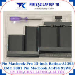 Pin Macbook Pro 15-inch Retina A1398 EMC 2881 Pin Macbook A1494 95Wh