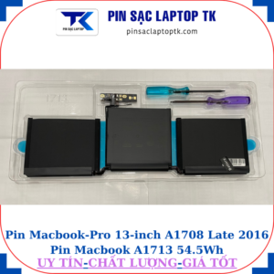 Pin Macbook Pro 13 inch A1708 Late 2016 Pin Macbook A1713 54.5Wh