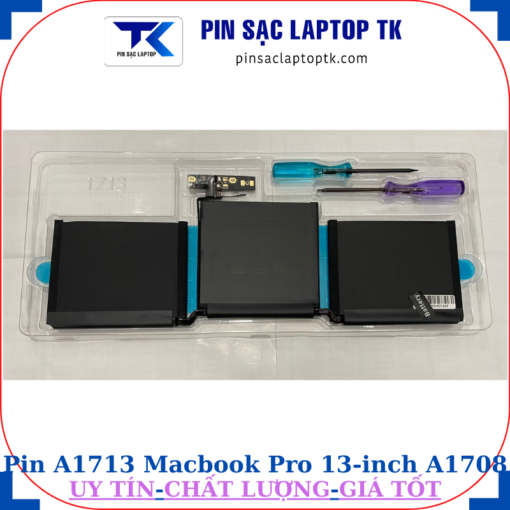 Pin A171354.5Wh dùng Macbook Pro 13 inch A1708