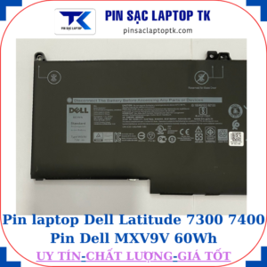 Pin Dell Latitude 7300 7400 Pin Dell MXV9V 60Wh