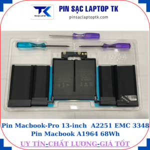 Pin Macbook Pro 13 inch A2251 EMC 3348 Pin Macbook A1964 68Wh