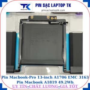 Pin Macbook Pro 13 inch A1706 EMC 3163 Pin Macbook A1819 49.2Wh