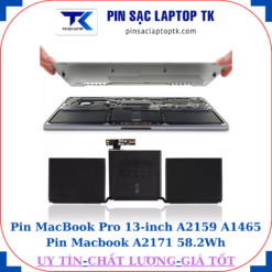 Pin MacBook Pro 13 inch A2159 A1465 Pin Macbook A2171 58.2Wh