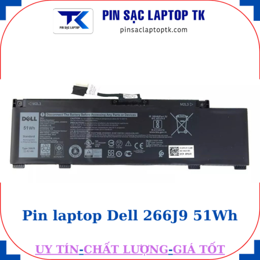Pin Dell Dell 266J9-51Wh