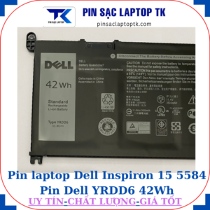 Pin Dell Inspiron 15 5584 Pin Dell YRDD6 42Wh