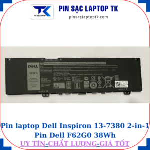 Pin Dell Inspiron 13-7380 2-in-1 Pin Dell F62G0 38Wh