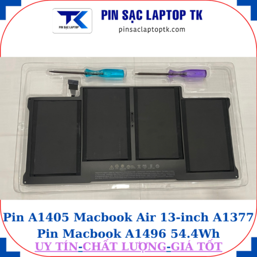 Pin A1405 dùng Macbook-Air 13 inch A1377 Pin Macbook A1496-54.4Wh