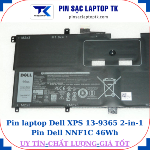 Pin Dell XPS 13-9365 2-in-1 Pin Dell NNF1C 46Wh