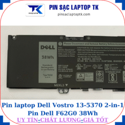 Pin Dell Vostro 13-5370 2-in-1 Pin Dell F62G0 38Wh