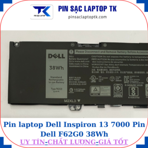 Pin Dell Inspiron 13 7000 Pin Dell F62G0 38Wh