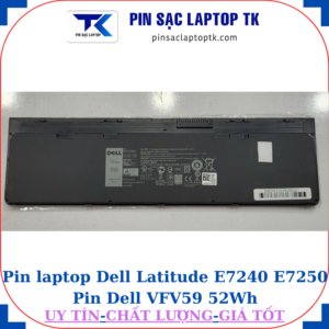 Pin Dell Latitude E7240 E7250 Pin Dell VFV59 52Wh