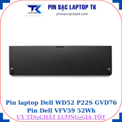 Pin Dell WD52 P22S GVD76 Pin Dell VFV59 52Wh