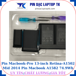Pin Macbook Pro 13-inch Retina A1502 Mid 2014 Pin Macbook A1582 74.9Wh