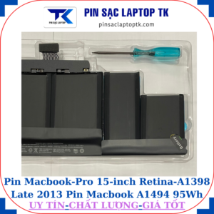 Pin Macbook Pro 15-inch Retina A1398 Late 2013 Pin Macbook A1494 95Wh