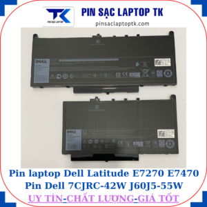 Pin Dell Latitude E7270 E7470 Pin Dell 7CJRC-42W J60J5-55W