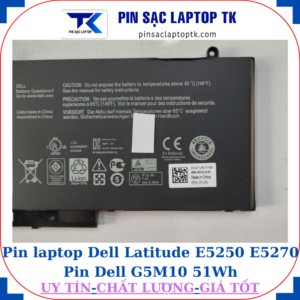 Pin Dell Latitude E5250 E5270 Pin Dell G5M10 51Wh