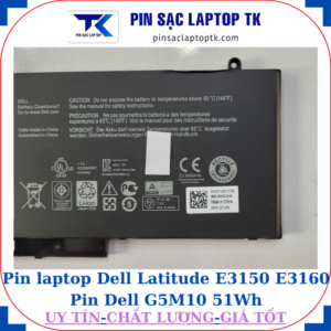 Pin Dell Latitude E3150 E3160 Pin Dell G5M10 51Wh