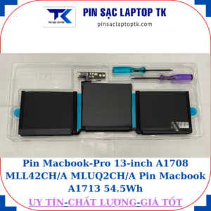Pin Macbook Pro 13 inch A1708 MLL42CH/A MLUQ2CH/A Pin Macbook A1713 54.5Wh