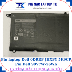 Pin Dell 0DRRP JHXPY 5K9CP Pin Dell 90V7W-56Wh