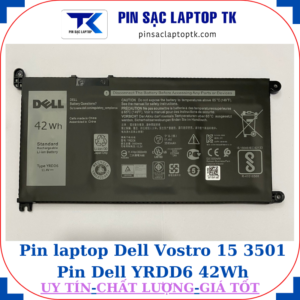 Pin Dell Vostro 15 3501 Pin Dell YRDD6 42Wh