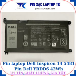 Pin Dell Inspiron 14 5481 Pin Dell YRDD6 42Wh