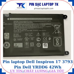 Pin Dell Inspiron 17 3793 Pin Dell YRDD6 42Wh