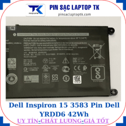 Pin Dell Inspiron 15 3583 Pin Dell YRDD6 42Wh