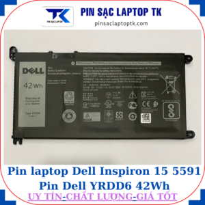 Pin Dell Inspiron 15 5591 Pin Dell YRDD6 42Wh