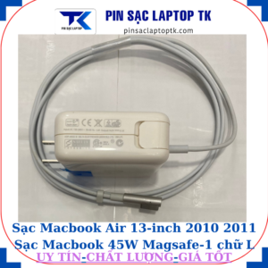 Sạc Macbook Air 13 inch 2010 2011 Sạc Macbook 45W Magsafe-1 chữ L