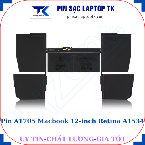 Pin A1705 dùng Macbook 12 inch Retina A1534