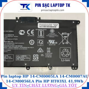 Pin HP 14-CM0005LA 14-CM0007AU 14-CM0056LA Pin Hp HT03XL 41.9Wh